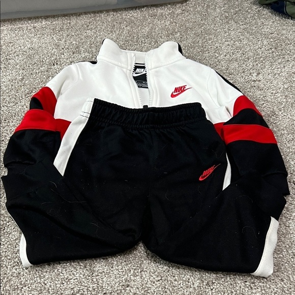 Nike Other - Nike Kids Black Joggers with Red and White Accents